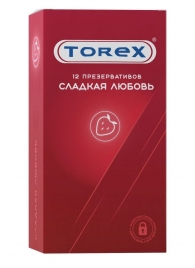 Презервативы Torex  Сладкая любовь  с ароматом клубники - 12 шт. - Torex - купить с доставкой в Сочи