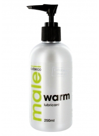 Лубрикант с согревающим эффектом MALE Cobeco Warm Lubricant - 250 мл. - Cobeco - купить с доставкой в Сочи