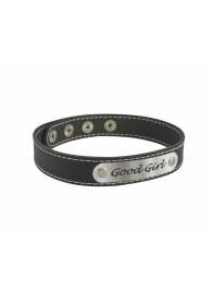 Чокер с белой строчкой Good Girl - Sitabella - купить с доставкой в Сочи