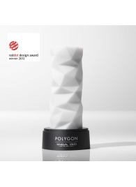 Белый 3D мастурбатор POLYGON - Tenga - в Сочи купить с доставкой