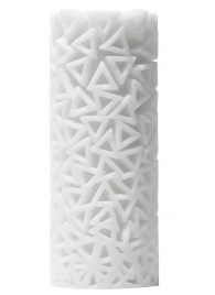 Белый 3D мастурбатор PILE - Tenga - в Сочи купить с доставкой