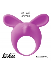Фиолетовое эрекционное кольцо Fennec Phil - Lola Games - в Сочи купить с доставкой