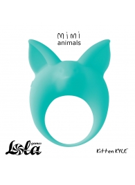 Зеленое эрекционное кольцо Kitten Kyle - Lola Games - в Сочи купить с доставкой