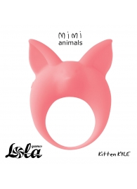 Оранжевое эрекционное кольцо Kitten Kyle - Lola Games - в Сочи купить с доставкой