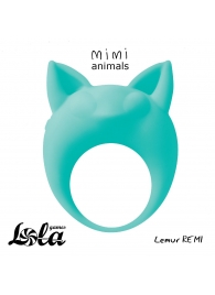Зеленое эрекционное кольцо Lemur Remi - Lola Games - в Сочи купить с доставкой