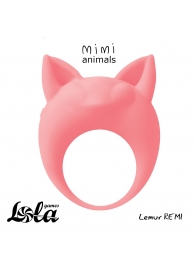 Оранжевое эрекционное кольцо Lemur Remi - Lola Games - в Сочи купить с доставкой