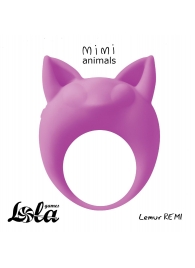 Фиолетовое эрекционное кольцо Lemur Remi - Lola Games - в Сочи купить с доставкой