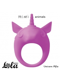 Фиолетовое эрекционное кольцо Unicorn Alfie - Lola Games - в Сочи купить с доставкой