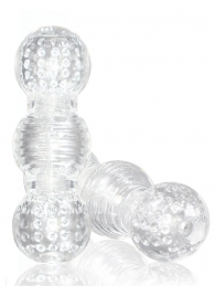 Прозрачный фигурный мастурбатор Master Stroker - Blush Novelties - в Сочи купить с доставкой