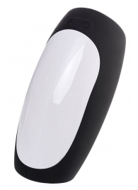 Черно-белый перезаряжаемый мастурбатор Erotist Hailstorm - Erotist Adult Toys - в Сочи купить с доставкой