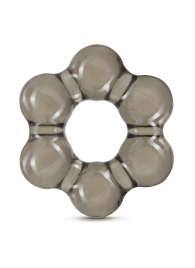 Дымчатое эрекционное кольцо Stay Hard Thick Bead Cock Ring - Blush Novelties - в Сочи купить с доставкой