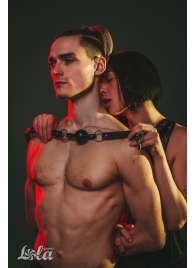 Черный кляп Love Addict на замочке - Lola Games - купить с доставкой в Сочи