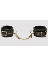 Черные наручники Bound to You Faux Leather Wrist Cuffs - Fifty Shades of Grey - купить с доставкой в Сочи