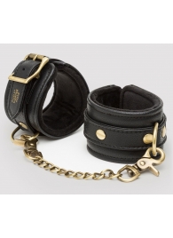 Черные наручники Bound to You Faux Leather Wrist Cuffs - Fifty Shades of Grey - купить с доставкой в Сочи