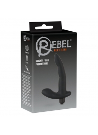 Черный вибромассажер простаты Naughty Finger Prostate Vibe - 13,8 см. - Orion - в Сочи купить с доставкой