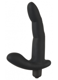 Черный вибромассажер простаты Naughty Finger Prostate Vibe - 13,8 см. - Orion - в Сочи купить с доставкой