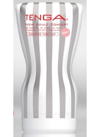 Мастурбатор TENGA Squeeze Tube Cup Soft - Tenga - в Сочи купить с доставкой