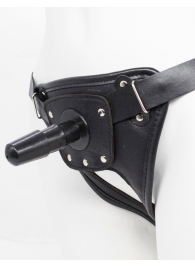 Черный пояс для насадок CLASS STRAP Restyling - LOVETOY (А-Полимер) - купить с доставкой в Сочи