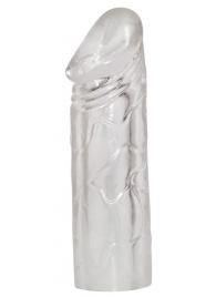 Удлиняющая насадка на пенис Mega Dick Sleeve Transparent - Orion - в Сочи купить с доставкой