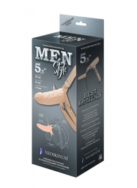 Телесный мужской парапротез MEN STYLE - 15 см. - LOVETOY (А-Полимер) - купить с доставкой в Сочи
