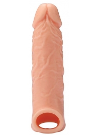 Телесная насадка EXTENDER WITH BALL STRAP 6.5 - 17 см. - Dream Toys - в Сочи купить с доставкой