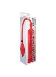 Красная вакуумная помпа Power Pump Red - Toy Joy - в Сочи купить с доставкой