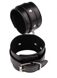 Черные оковы Classic Ankle Cuffs - Chisa - купить с доставкой в Сочи
