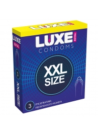 Презервативы увеличенного размера LUXE Royal XXL Size - 3 шт. - Luxe - купить с доставкой в Сочи