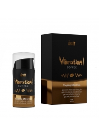 Жидкий интимный гель с эффектом вибрации Vibration! Coffee - 15 мл. - INTT - купить с доставкой в Сочи
