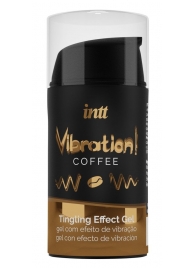 Жидкий интимный гель с эффектом вибрации Vibration! Coffee - 15 мл. - INTT - купить с доставкой в Сочи