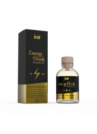 Массажный гель с согревающим эффектом Energy Drink - 30 мл. - INTT - купить с доставкой в Сочи