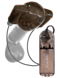 Дымчатый вибростимулятор головки пениса Dual Vibrating Head Teaser - Pipedream - в Сочи купить с доставкой