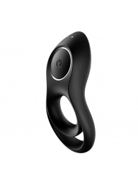 Черное эрекционное виброкольцо Legendary Duo - Satisfyer - в Сочи купить с доставкой