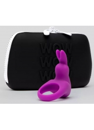 Фиолетовое эрекционное виброкольцо Happy Rabbit Cock Ring Kit - Happy Rabbit - в Сочи купить с доставкой