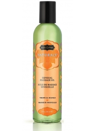 Массажное масло Naturals Tropical Mango с ароматом манго - 236 мл. - Kama Sutra - купить с доставкой в Сочи