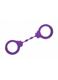 Фиолетовые силиконовые поножи Limitation - Lola Games - купить с доставкой в Сочи