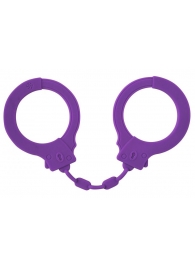 Фиолетовые силиконовые поножи Limitation - Lola Games - купить с доставкой в Сочи