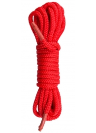 Красная веревка для связывания Nylon Rope - 5 м. - Easy toys - купить с доставкой в Сочи