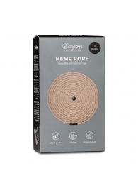 Пеньковая веревка для связывания Hemp Rope - 5 м. - Easy toys - купить с доставкой в Сочи