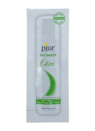 Лубрикант на водной основе pjur WOMAN Aloe - 2 мл. - Pjur - купить с доставкой в Сочи