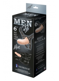 Пустотелый фаллопротез MEN STYLE - 17,5 см. - LOVETOY (А-Полимер) - купить с доставкой в Сочи