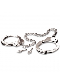 Металлические наручники Metal Leg Cuffs - Pipedream - купить с доставкой в Сочи