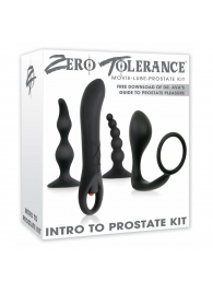 Набор стимуляторов простаты Intro To Prostate Kit - Zero Tolerance - в Сочи купить с доставкой