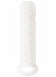 Белый фаллоудлинитель Homme Long - 13,5 см. - Lola Games - в Сочи купить с доставкой