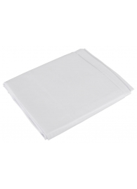 Белая виниловая простынь Vinyl Bed Sheet - Orion - купить с доставкой в Сочи