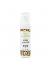 Разогревающее массажное масло с ароматом пина колада Gourmet Pina Colada - 50 мл. - Exsens - купить с доставкой в Сочи