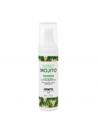 Разогревающее массажное масло с ароматом мохито Gourmet Mint Mojito - 50 мл. - Exsens - купить с доставкой в Сочи
