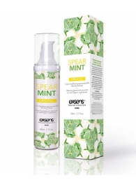 Разогревающее массажное масло Gourmet Spearmint Organic с органическими ингредиентами - 50 мл. - Exsens - купить с доставкой в Сочи