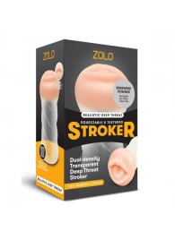 Мастурбатор-ротик ZOLO DEEP THROAT - Zolo - в Сочи купить с доставкой