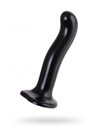 Черный стимулятор для пар P G-Spot Dildo Size M - 18 см. - Strap-on-me - в Сочи купить с доставкой